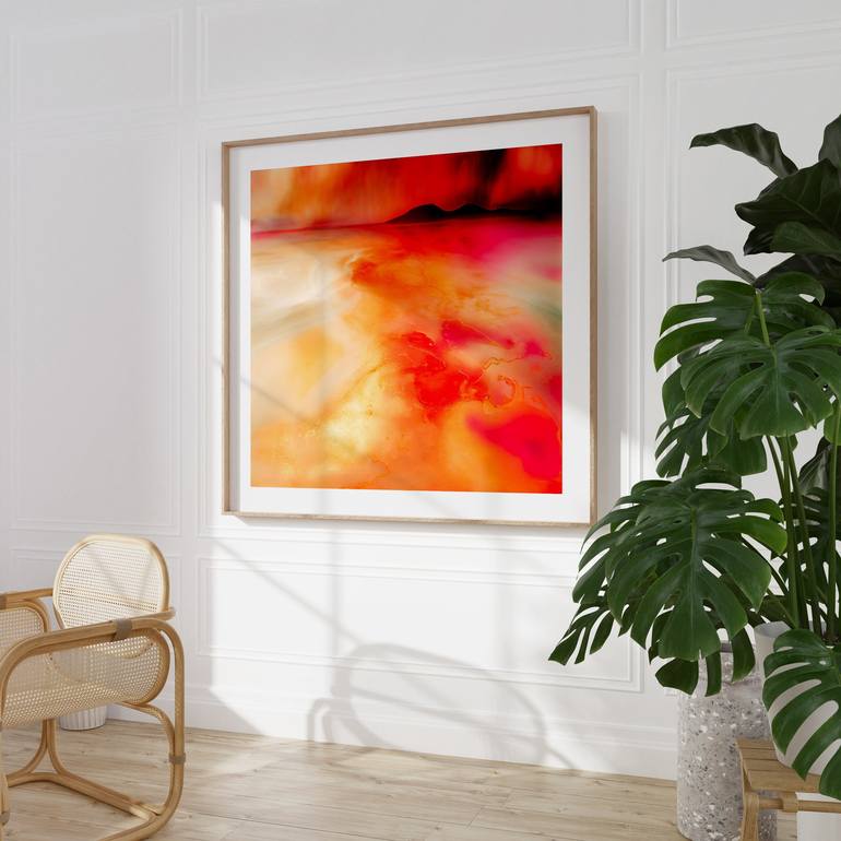 Original Abstract Landscape Digital by Lynne Douglas