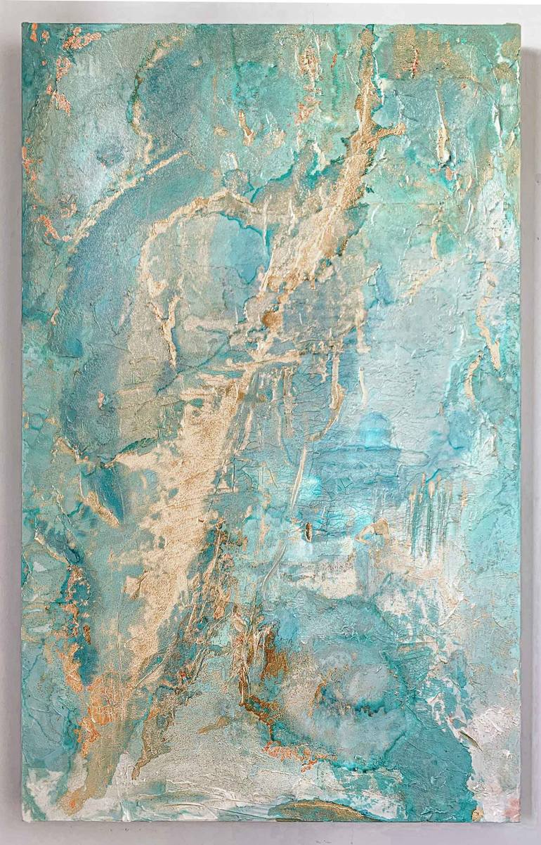 Original Abstract Expressionism Abstract Painting by Lynne Douglas