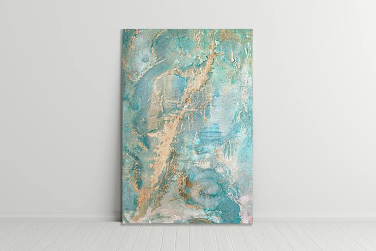 Original Abstract Expressionism Abstract Painting by Lynne Douglas