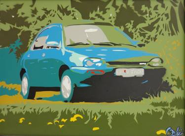 Print of Car Paintings by Tomas Orlej