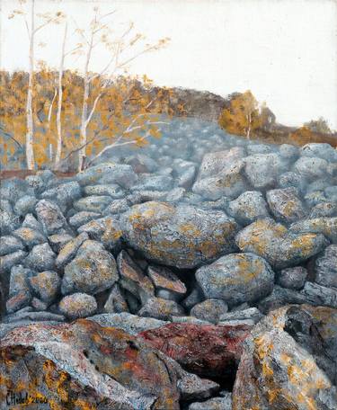 Print of Realism Landscape Paintings by Slav Nedev