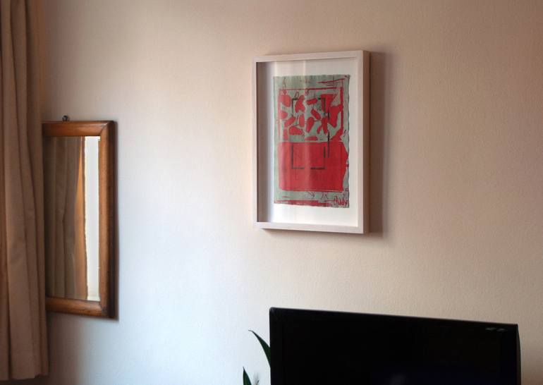 Original Conceptual Abstract Painting by Slav Nedev