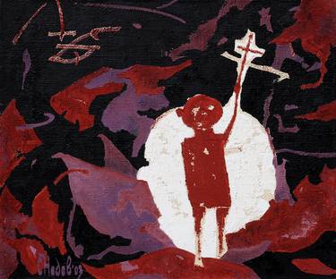Print of Conceptual Religion Paintings by Slav Nedev