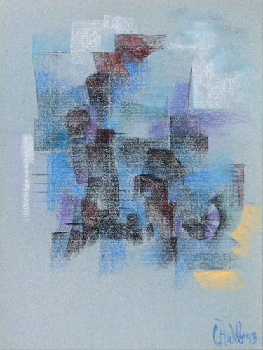 Original Cubism Abstract Drawings by Slav Nedev