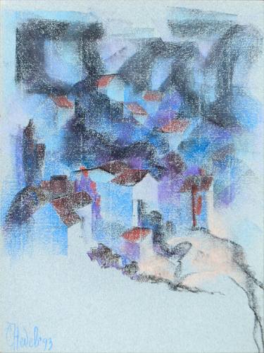 Original Abstract Landscape Drawings by Slav Nedev