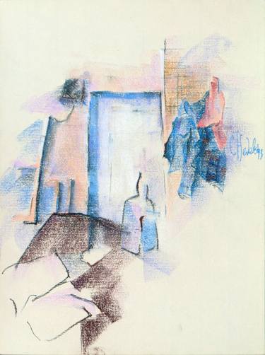 Print of Expressionism Interiors Drawings by Slav Nedev