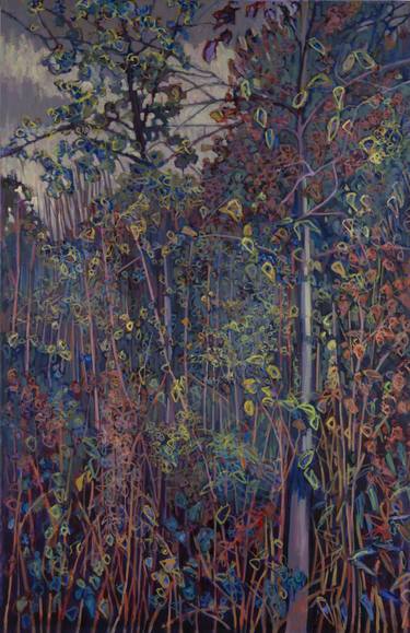 Original Expressionism Landscape Painting by Nina Weiss