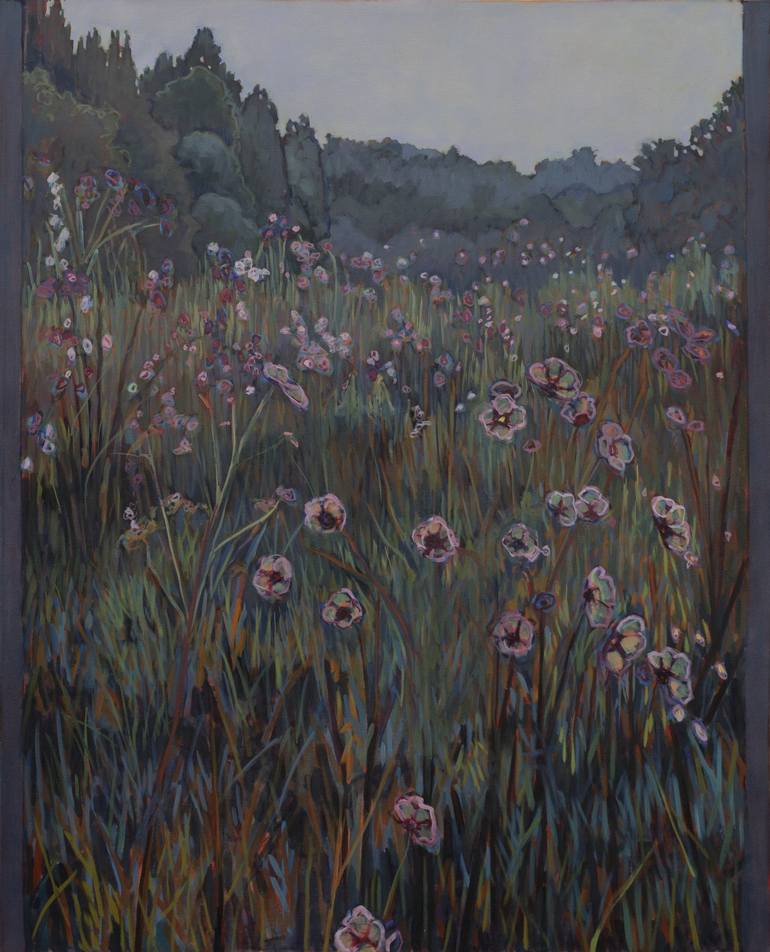 Original Expressionism Landscape Painting by Nina Weiss