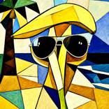 Banana Joe On Vacation (2026) (Original) by Dietmar Scherf