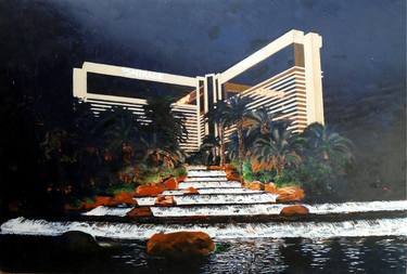 Original Architecture Paintings by Dietmar Scherf