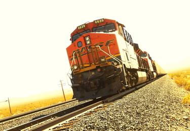 Print of Photorealism Train Photography by Dietmar Scherf