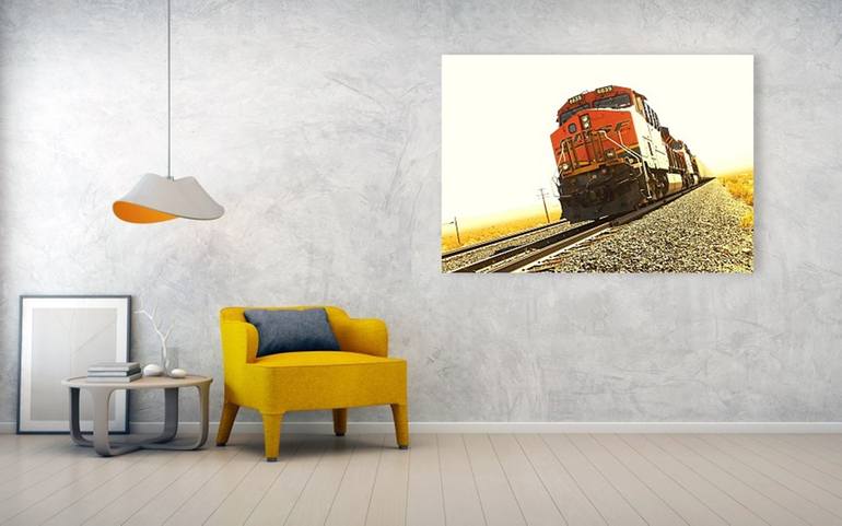 Original Photorealism Train Photography by Dietmar Scherf