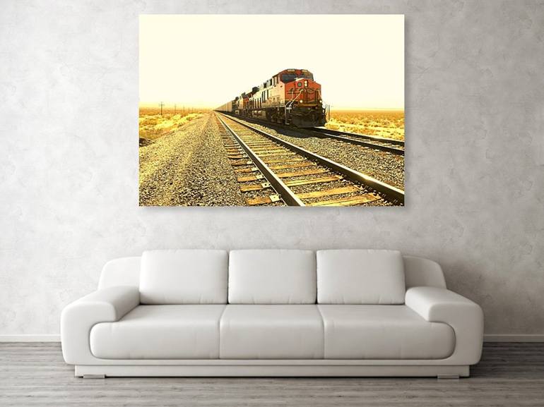 Original Photorealism Train Photography by Dietmar Scherf