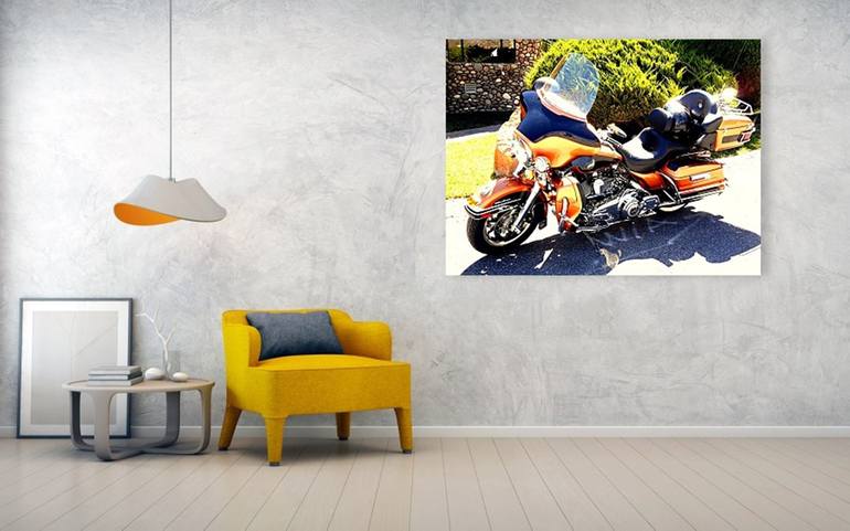Original Pop Art Motorcycle Photography by Dietmar Scherf