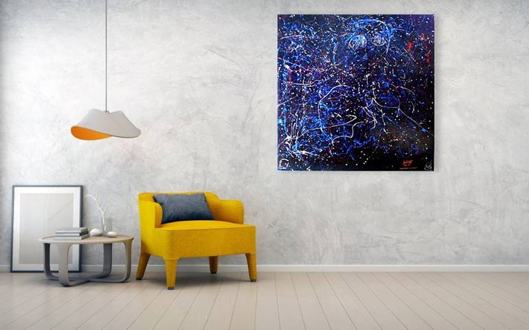 Original Abstract Expressionism Abstract Painting by Dietmar Scherf