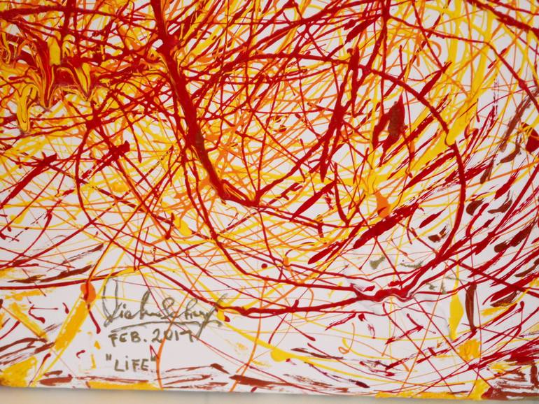 Original Impressionism Abstract Painting by Dietmar Scherf