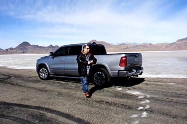 Dietmar Scherf at Bonneville Salt Flats (2019) (Original) thumb