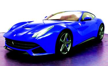 Blue Ferrari (2022) (Original) thumb