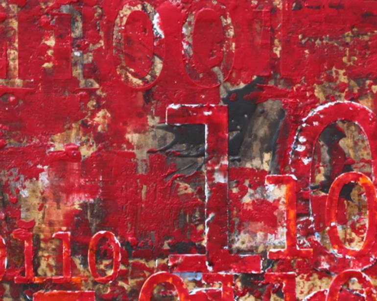Original Abstract Expressionism Abstract Mixed Media by Jaime Gil