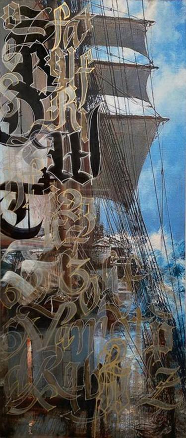 Original Conceptual Ship Paintings by Jaime Gil
