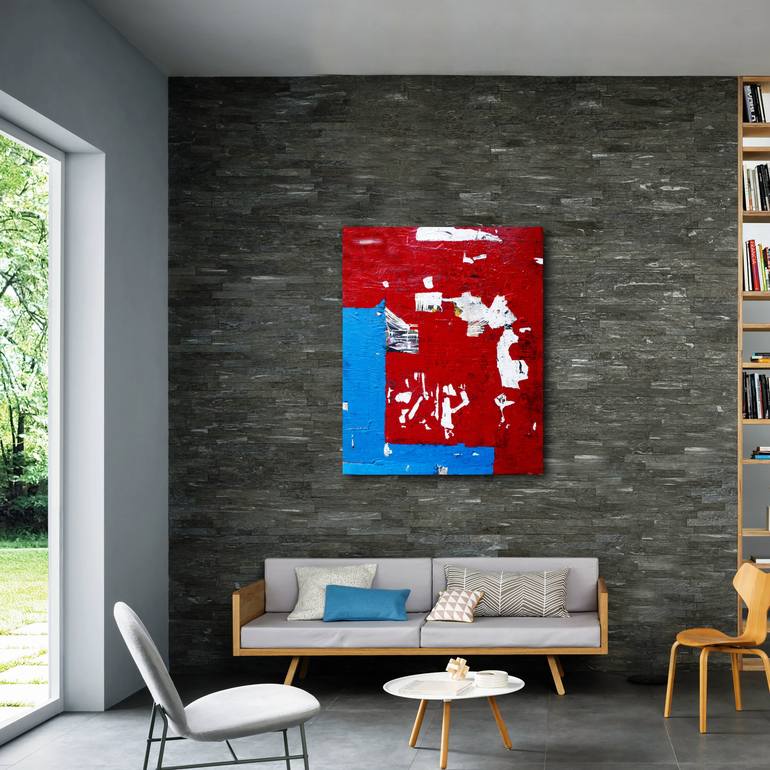 Original Fine Art Abstract Painting by Mark Fearn