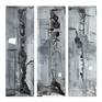 Black Triptych 14

Abstract in oil dye, ink, enamel and acrylic on paper
3 x (22 x 70) inches each. 

Three separate panels on paper

NOT mounted, NO black panel

http://www.pinterest.com/pin/406872147559496037/