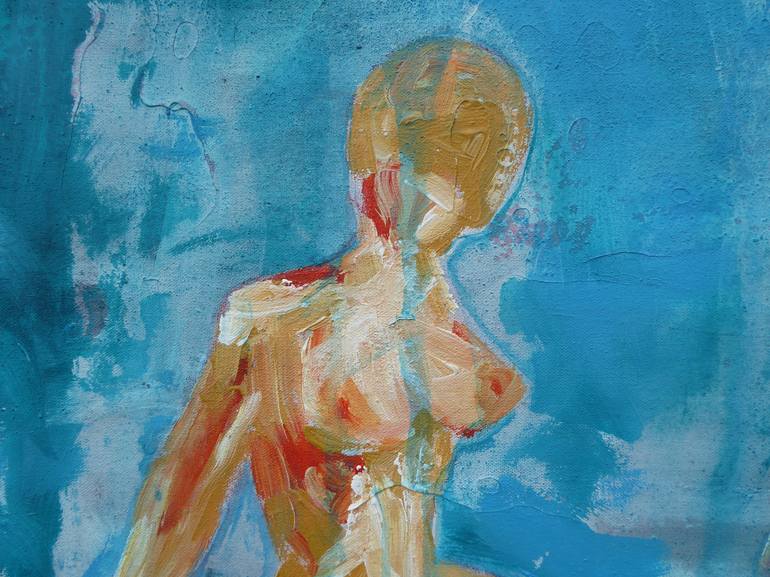 Original Abstract Nude Painting by Mark Fearn