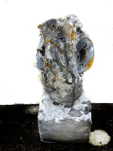 Original Abstract Portrait Sculpture by Mark Fearn