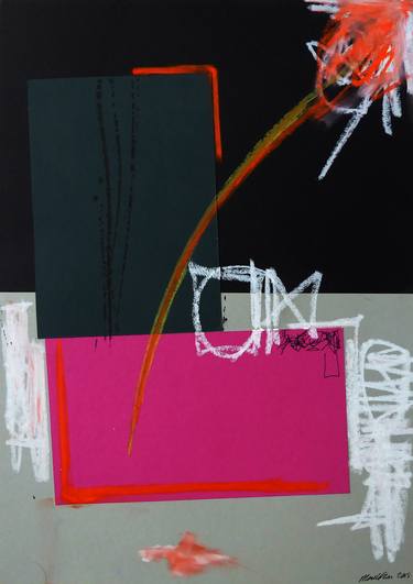 Original Abstract Collage by Mark Fearn