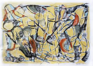 Print of Abstract Expressionism Abstract Drawings by Mark Fearn