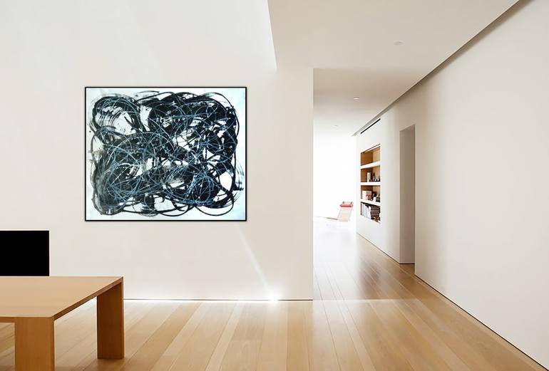 Original Abstract Expressionism Abstract Drawing by Mark Fearn