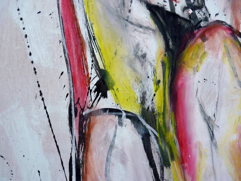 Original Abstract Nude Painting by Mark Fearn