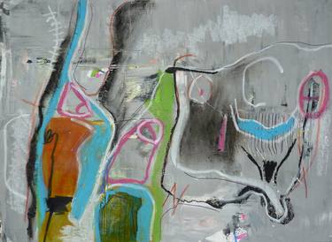 Original Abstract Expressionism Abstract Drawings by Mark Fearn