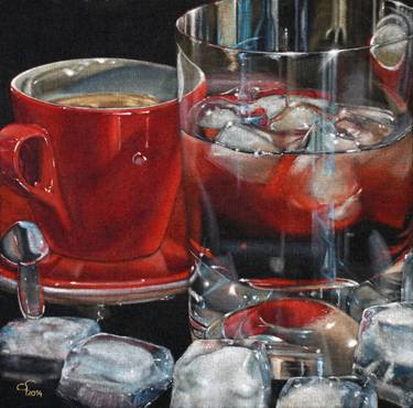 Original Realism Food & Drink Paintings by Götz Friedewald