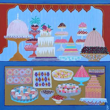 Saatchi Art Artist Berit Bredahl Nielsen; Paintings, “Sweet Temptations” #art