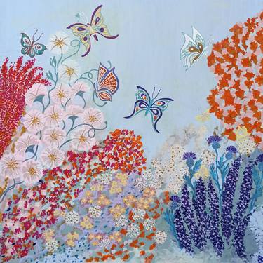 Original Garden Paintings by Berit Bredahl Nielsen