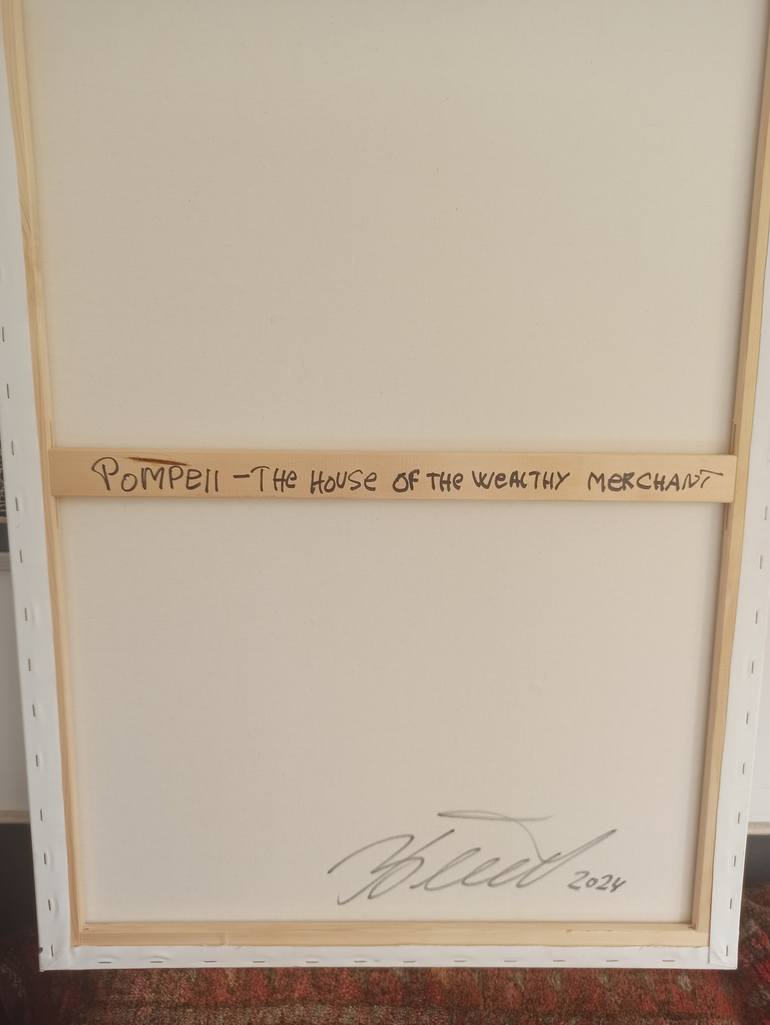 Original Figurative Architecture Painting by Berit Bredahl  Nielsen