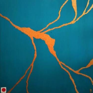 Original Abstract Painting by Berit Bredahl  Nielsen