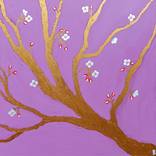 Gold tree with fragrant Flowers by Berit Bredahl  Nielsen