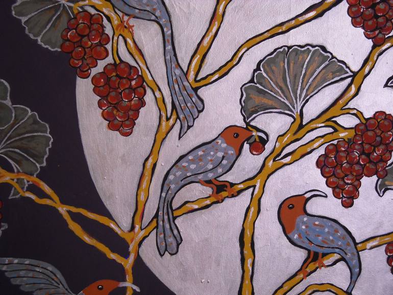 Original Figurative Animal Painting by Berit Bredahl  Nielsen