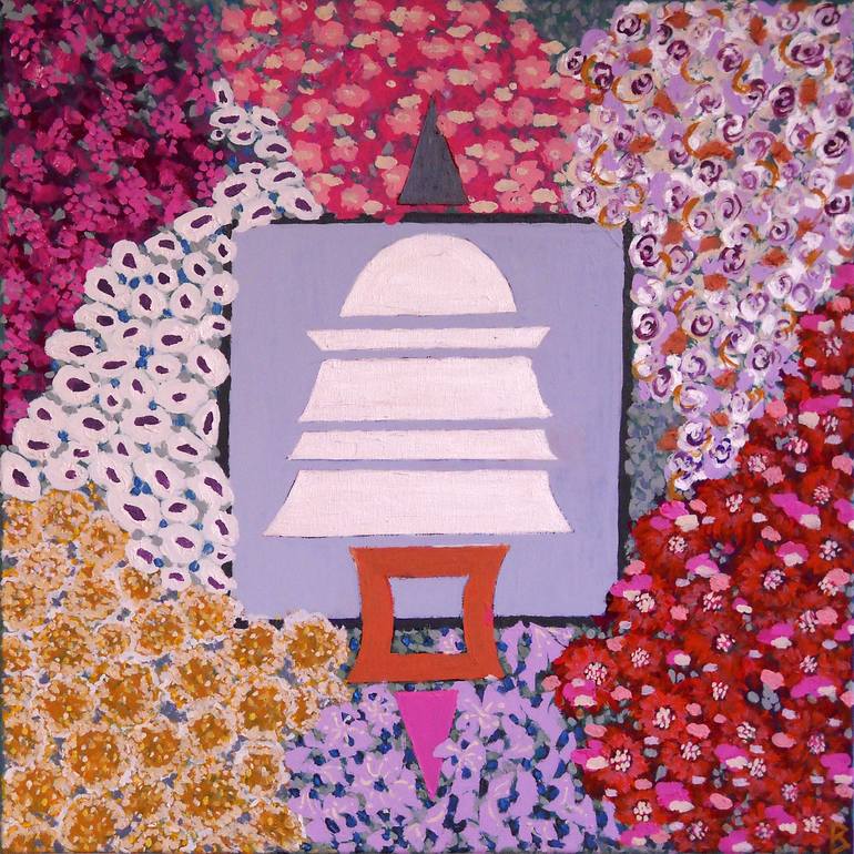 Original Impressionism Botanic Paintings by Berit Bredahl  Nielsen