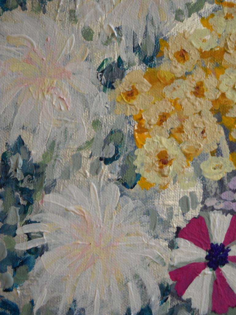 Original Impressionism Botanic Painting by Berit Bredahl  Nielsen