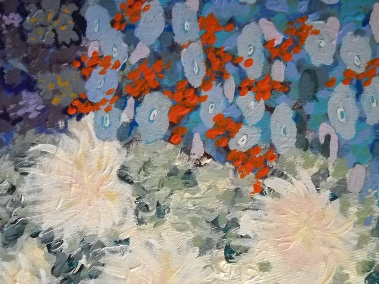 Original Impressionism Botanic Painting by Berit Bredahl  Nielsen