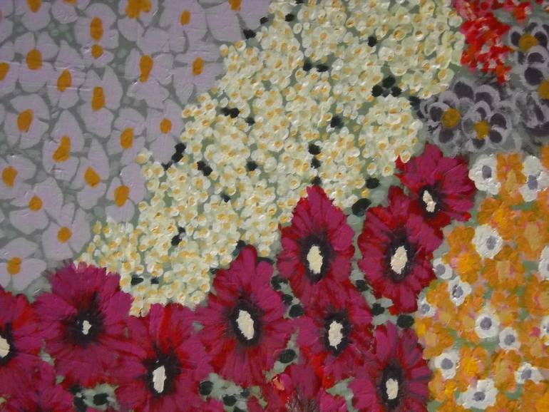 Original Impressionism Botanic Painting by Berit Bredahl  Nielsen