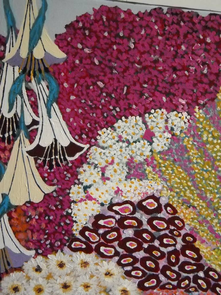 Original Impressionism Botanic Painting by Berit Bredahl  Nielsen