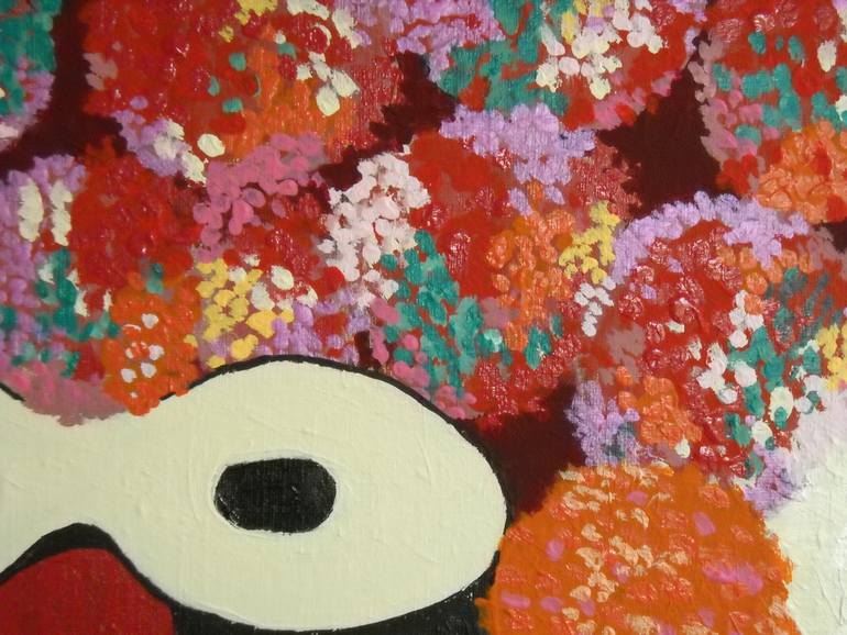 Original Impressionism Pop Culture/Celebrity Painting by Berit Bredahl  Nielsen