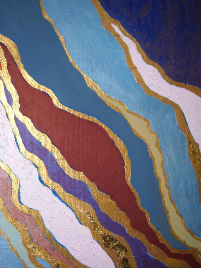 Original Abstract Painting by Berit Bredahl  Nielsen