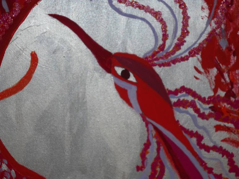 Original Impressionism Animal Painting by Berit Bredahl  Nielsen