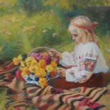 Flowers for Grandmother. by Victoria Radionova