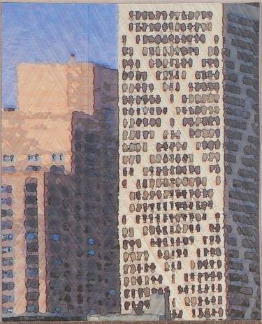 Print of Modern Architecture Mixed Media by Marilyn Henrion